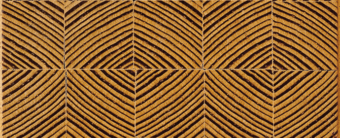 Composición con módulos de madera a contrafibra